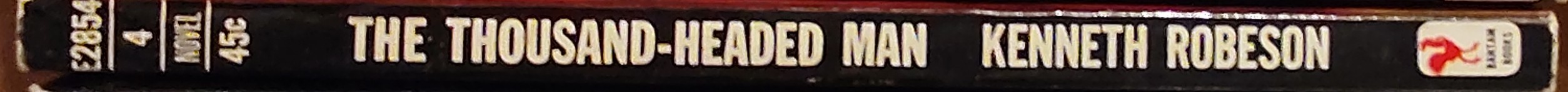 Kenneth Robeson  DOC SAVAGE: THE THOUSAND-HEADED MAN spine of book image