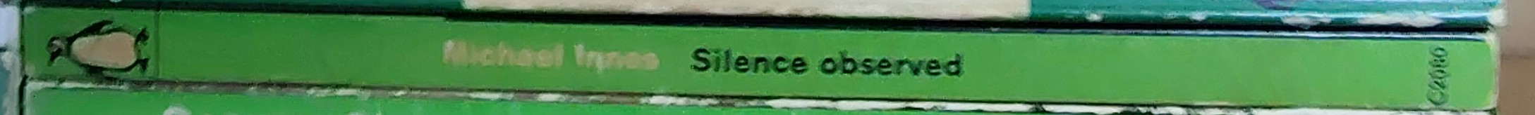 Michael Innes  SILENCE OBSERVED spine of book image