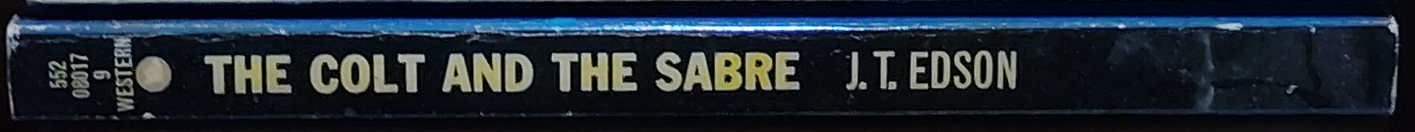 J.T. Edson  THE COLT AND THE SABRE spine of book image