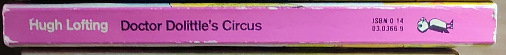 Hugh Lofting  DOCTOR DOLITTLE'S CIRCUS spine of book image