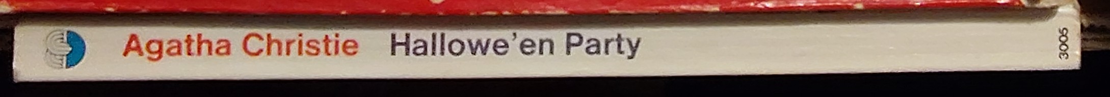 Agatha Christie  HALLOWE'EN PARTY spine of book image
