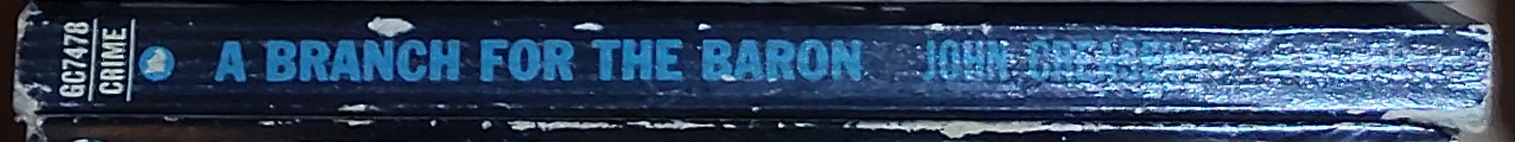 Anthony Morton  A BRANCH FOR THE BARON spine of book image