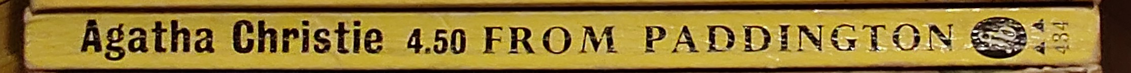Agatha Christie  4.50 FROM PADDINGTON (Film: Murder She Said) spine of book image
