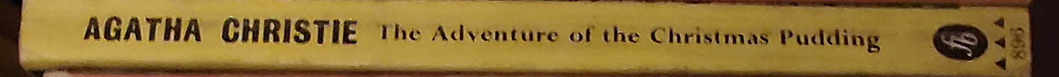 Agatha Christie  THE ADVENTURES OF THE CHRISTMAS PUDDING spine of book image