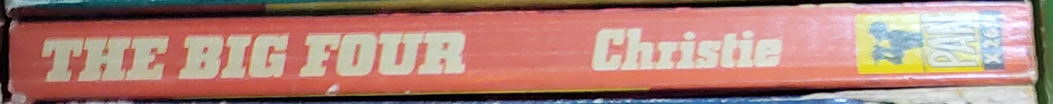 Agatha Christie  THE BIG FOUR spine of book image