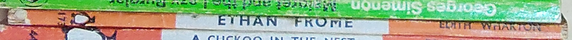 Edith Wharton  ETHAN FROME spine of book image