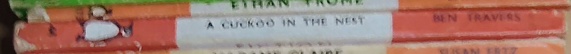 Ben Travers  A CUCKOO IN THE NEST spine of book image