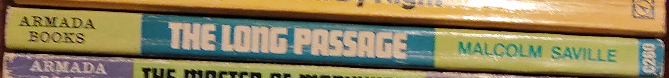 Malcolm Saville  THE LONG PASSAGE spine of book image