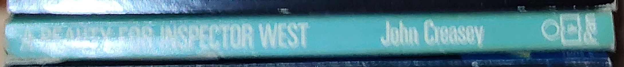 John Creasey  A BEAUTY FOR INSPECTOR WEST spine of book image