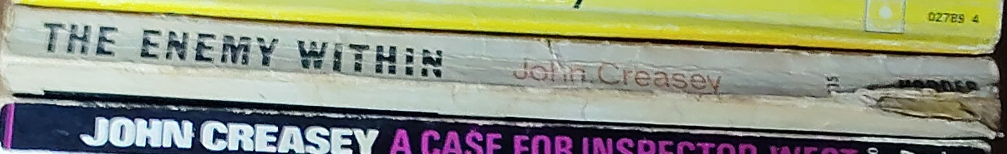 John Creasey  THE ENEMY WITHIN (Department Z) spine of book image