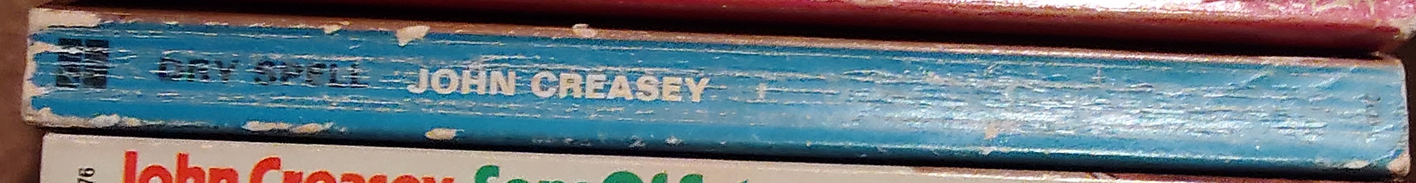 John Creasey  DRY SPELL spine of book image