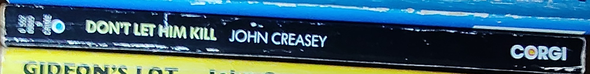 Gordon Ashe  DON'T LET HIM KILL spine of book image