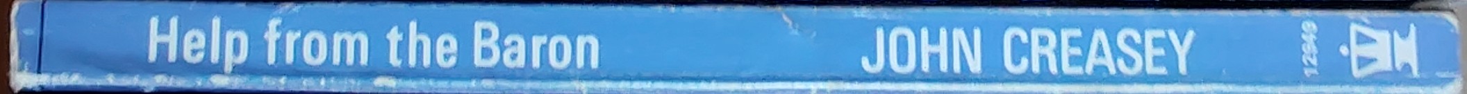 Anthony Morton  HELP FROM THE BARON spine of book image
