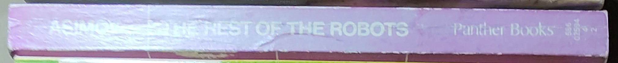 Isaac Asimov  THE REST OF THE ROBOTS spine of book image