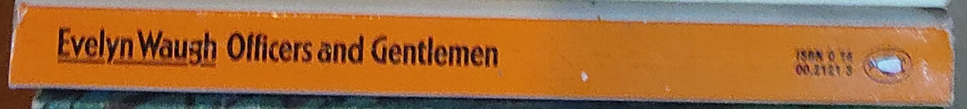 Evelyn Waugh  OFFICERS AND GENTLEMEN spine of book image