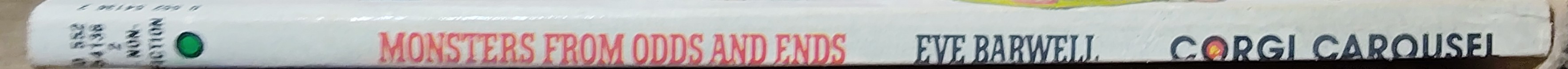 MONSTERS FROM ODDS AND ENDS spine of book image