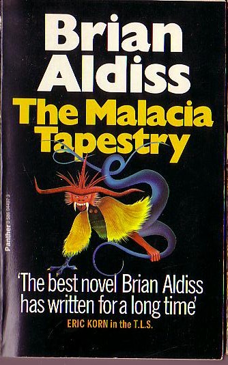 Brian Aldiss THE MALACIA TAPESTRY book cover scans